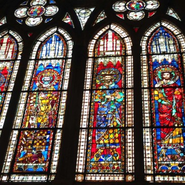 stained glass Notre Dame Cathedral Strasbourg
